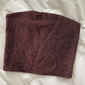 Wild Fable Metallic Tube Top